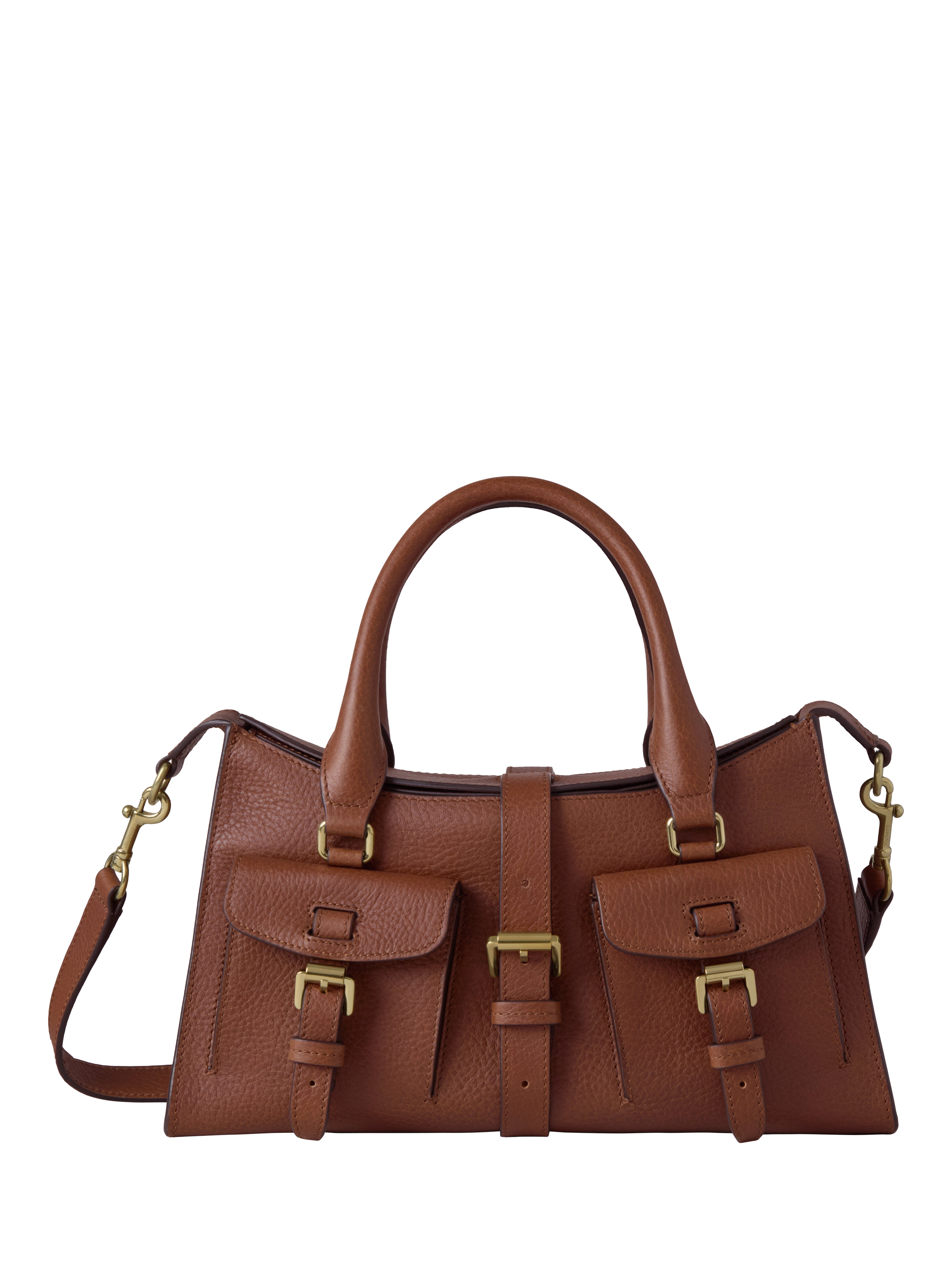 Product image 1 of 6, which shows Mulberry Small Roxanne Leather Shoulder Bag, Oak