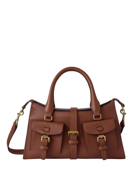 Mulberry Small Roxanne Leather Shoulder Bag, Oak, Oak