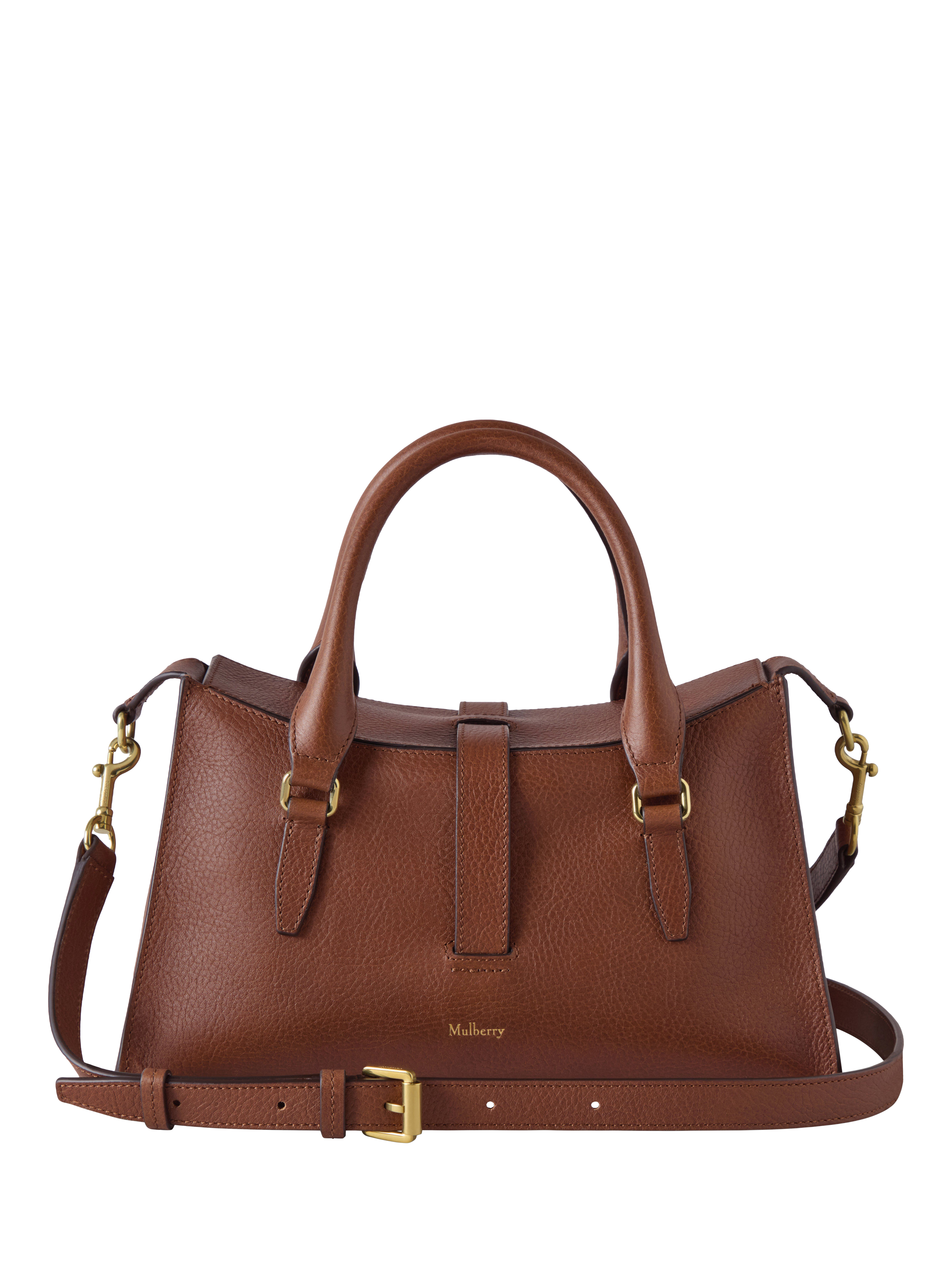 Product image 3 of 6, which shows Mulberry Small Roxanne Leather Shoulder Bag, Oak