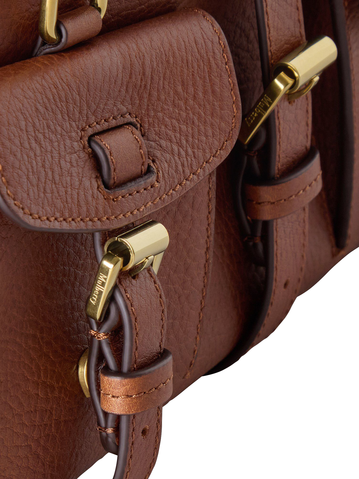 Product image 5 of 6, which shows Mulberry Small Roxanne Leather Shoulder Bag, Oak