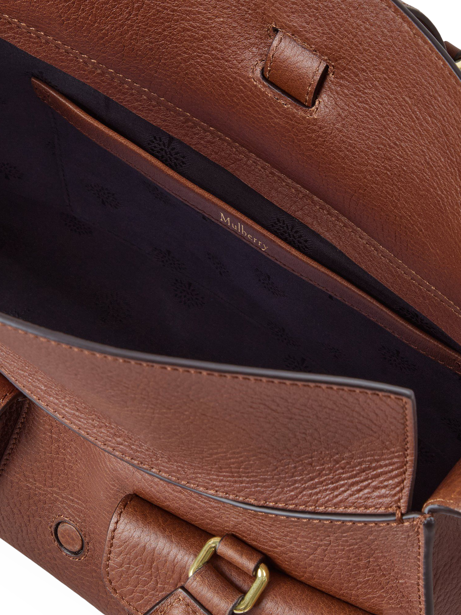 Product image 6 of 6, which shows Mulberry Small Roxanne Leather Shoulder Bag, Oak