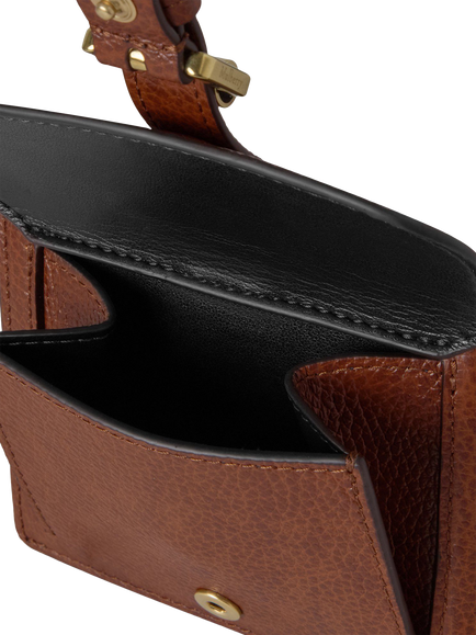 Mulberry Roxanne Leather Wallet, Oak - view 2, Oak