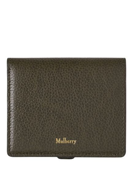 Mulberry Roxanne Leather Wallet, Juniper Green - view 2, Juniper Green