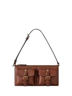 Mulberry Mini Roxanne Leather Shoulder Bag, Oak, Oak