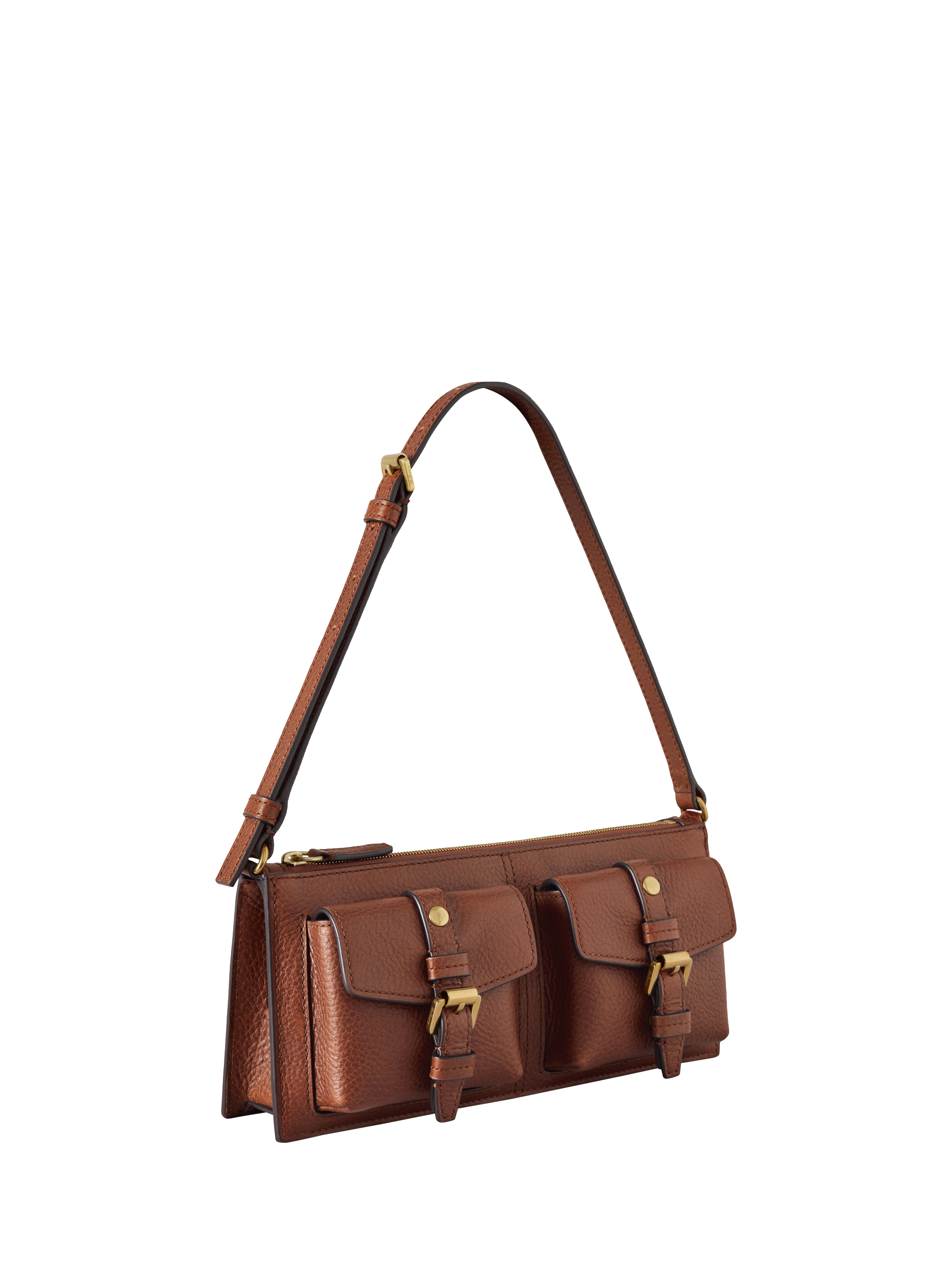 Product image 4 of 6, which shows Mulberry Mini Roxanne Leather Shoulder Bag, Oak