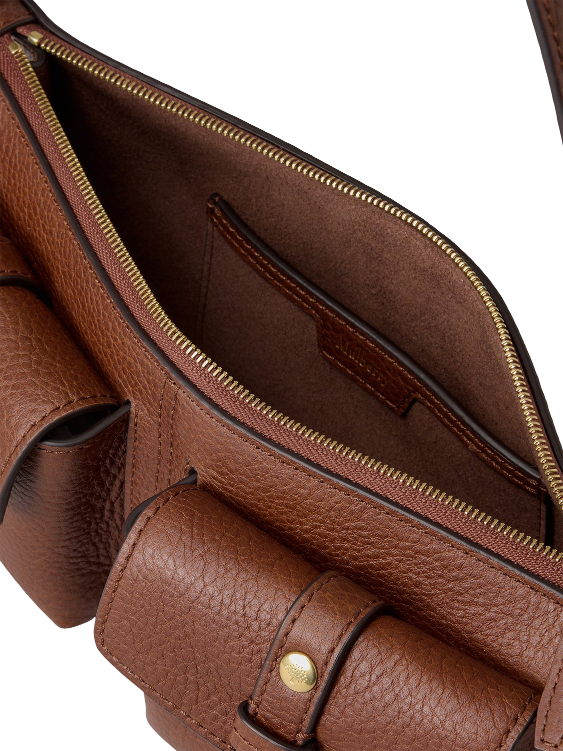 Product image 6 of 6, which shows Mulberry Mini Roxanne Leather Shoulder Bag, Oak