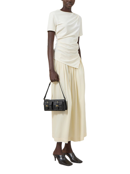 Mulberry Mini Roxanne Leather Shoulder Bag, Black - view 2, Black