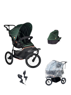 Out'n'About Nipper V6 Plus Pushchair Newborn Bundle, Sycamore Green