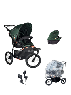 Out'n'About Nipper V6 Plus Pushchair Newborn Bundle, Sycamore Green, Sycamore Green
