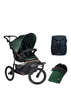 Out'n'About Nipper V6 Plus Pushchair Adventure Bundle, Sycamore Green