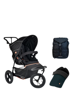 Out'n'About Nipper V6 Pushchair Adventure Bundle, Summit Black
