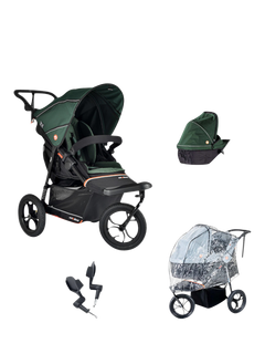 Out'n'About Nipper V6 Pushchair Newborn Bundle, Sycamore Green