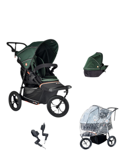 Out'n'About Nipper V6 Pushchair Newborn Bundle, Sycamore Green