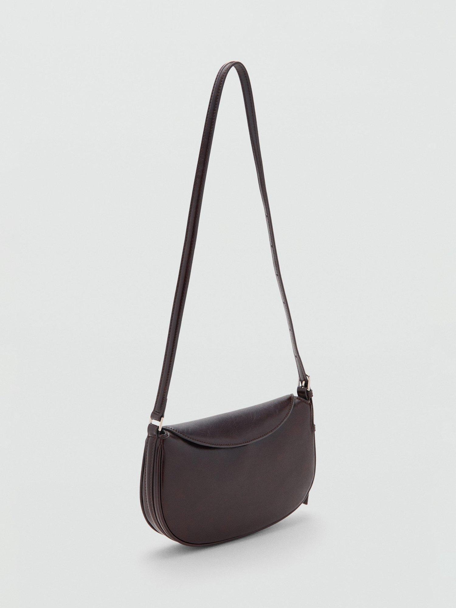 Product image 2 of 6, which shows Mango Fortuna Crossbody Bag, Dark Brown