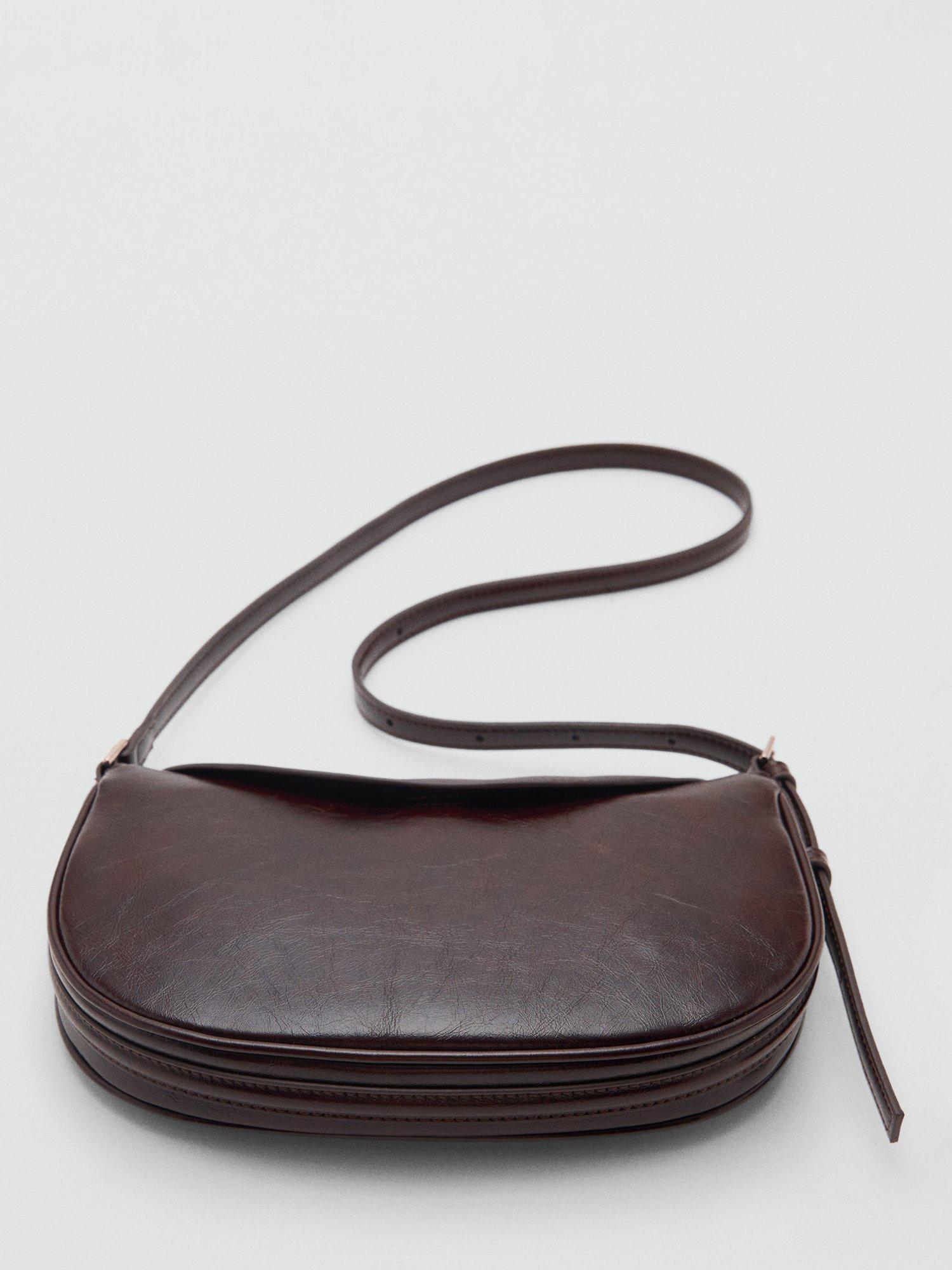 Product image 5 of 6, which shows Mango Fortuna Crossbody Bag, Dark Brown