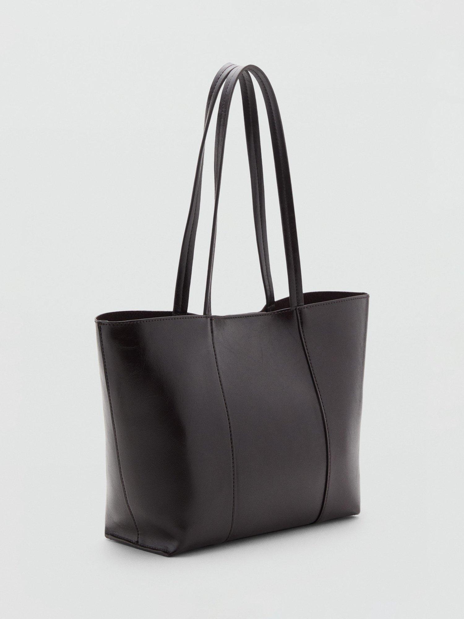 Product image 3 of 7, which shows Mango Oliver Tote Bag, Dark Brown