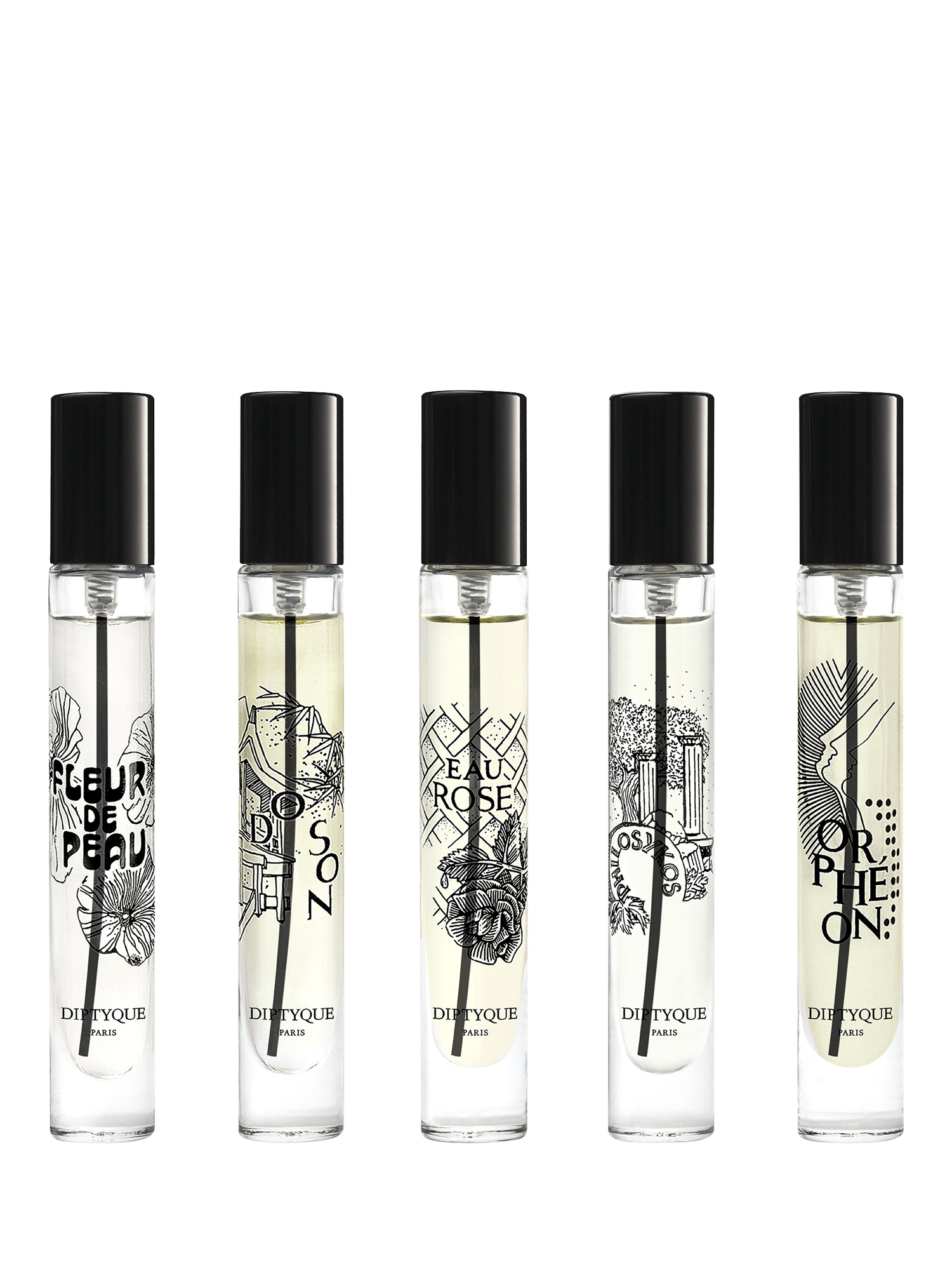 Diptyque Eau de Parfum Discovery Holiday Fragrance Gift Set, 5 x 7.5ml