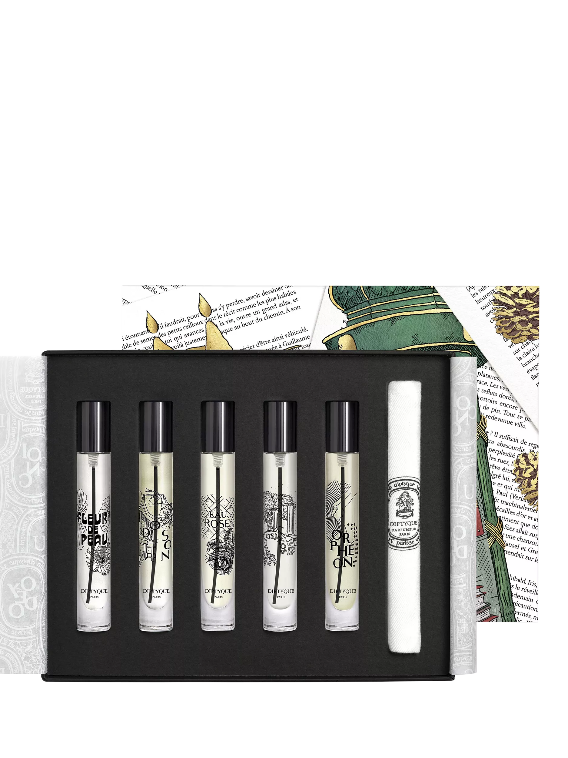 Diptyque Eau de Parfum Discovery Holiday Fragrance Gift Set, 5 x 7.5ml