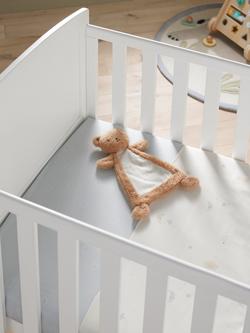 John Lewis Daydream Moon Fitted Cot Sheets, Pack of 2, Natural - view 2, Natural