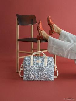 Nobodinoz Gala Changing Bag, Blue Yumiko - view 2, Blue Yumiko