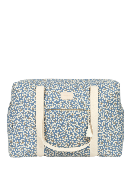 Nobodinoz Opera Maternity Bag, Blue Yumiko, Blue Yumiko