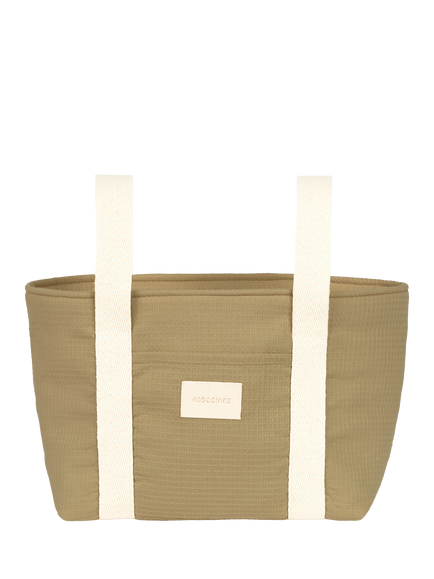 Nobodinoz Opera Pram Organiser, Olive Green - view 2, Olive Green