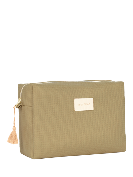 Nobodinoz Diva Wash Bag, Olive Green - view 2, Olive Green