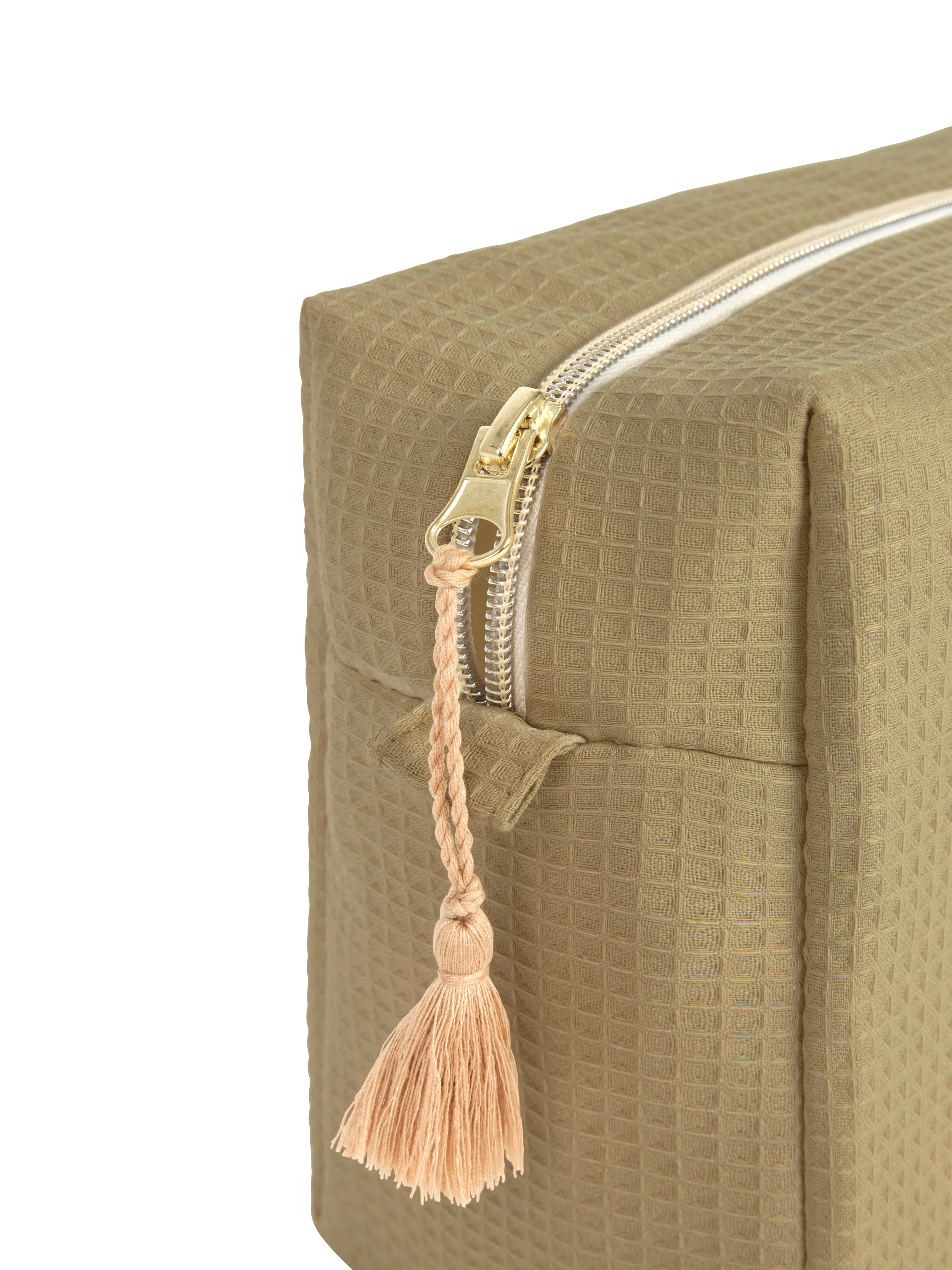 Product image 3 of 3, which shows Nobodinoz Diva Wash Bag, Olive Green
