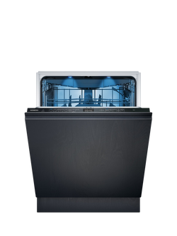 Siemens OUTLET iQ500 SN95YX02CG Fully Integrated Dishwasher with Zeolith Drying, Like New, Black Control Panel, Black