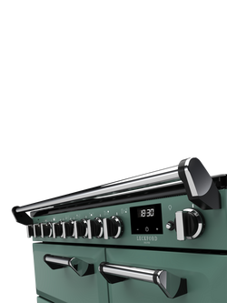 Rangemaster Leckford Deluxe 90cm Electric Range Cooker with Induction Hob - view 2, Mineral Green