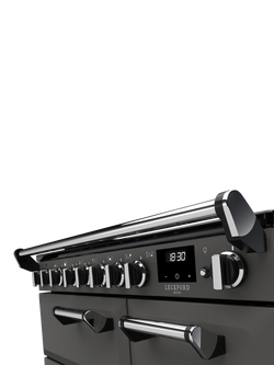 Rangemaster Leckford Deluxe 90cm Electric Range Cooker with Induction Hob - view 2, Slate