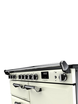 Rangemaster Leckford Deluxe LKDLO110EIPIVY/CM1 110cm Electric Range Cooker with Induction Hob - view 2, Ivory