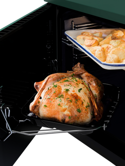 Rangemaster Leckford Deluxe LKDLO110EIPMGR/CM1 110cm Electric Range Cooker with Induction Hob - view 2, Mineral Green