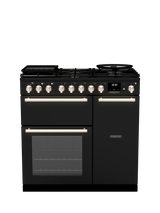 Rangemaster Longstock Deluxe 90cm Dual Fuel Range Cooker with Gas Hob