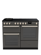 Rangemaster Longstock Deluxe 110cm Electric Range Cooker with Induction Hob, Slate