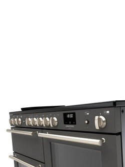 Rangemaster Longstock Deluxe 110cm Electric Range Cooker with Induction Hob - view 2, Slate