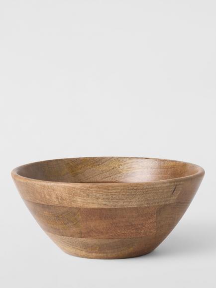 John Lewis Mango Wood Salad Bowl, 24cm, Natural, Natural
