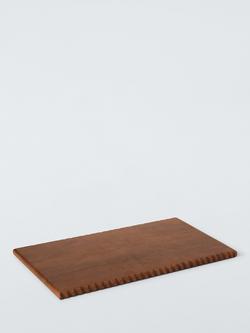 John Lewis Rustic Rectangular Serve Board, 41cm, FSC-Certified (Mango Wood) - view 2, Natural