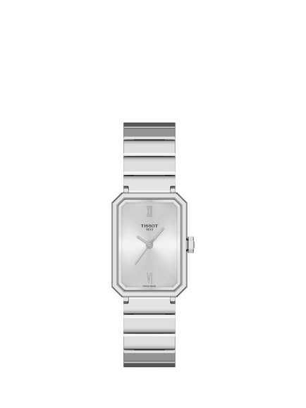 Tissot T1601101103300 Women's SRV Bracelet Strap Watch, Silver, Silver