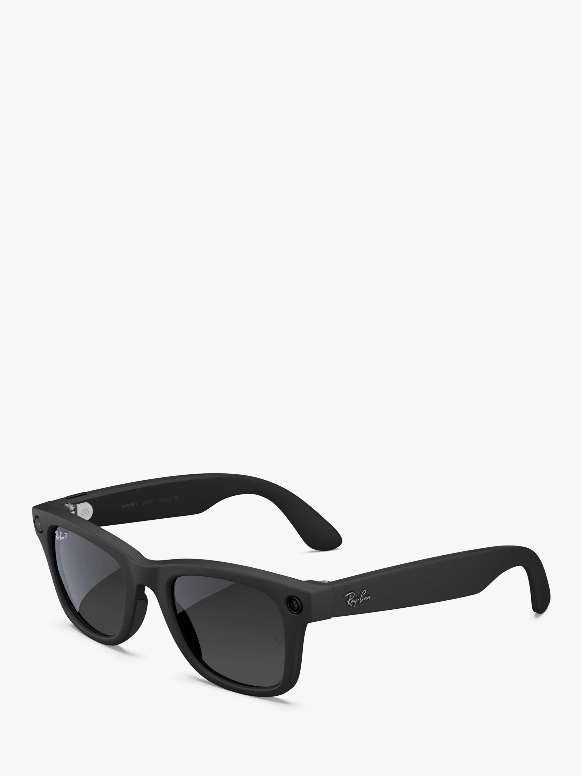 Meta Ray-Ban Meta Wayfarer (Gen 2) Glasses, Matte Black, Polar