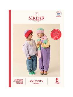 Sirdar Snuggly Chunky Knitting Pattern Book, 588, Fierce