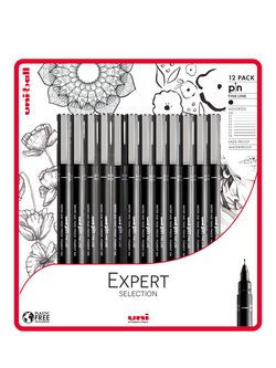 uni-ball Expert Pens, Pack of 12, Multi, Multi