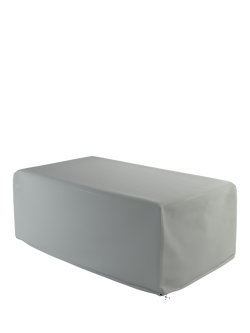 John Lewis 250 x 100cm Rectangular Garden Table & Chairs Set Furniture Cover, Grey