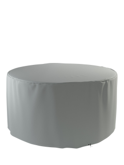 John Lewis Round 150cm Garden Table & 4-6 Chairs Set Furniture Cover, Grey