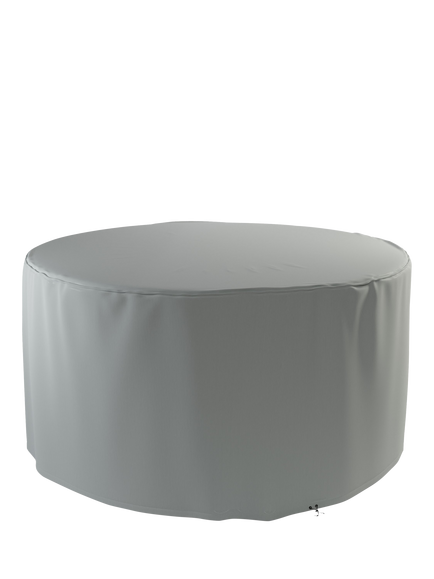 John Lewis Round 150cm Garden Table & 4-6 Chairs Set Furniture Cover, Grey