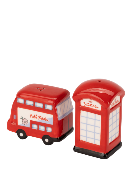 Cath Kidston London Salt & Pepper Shaker Set, Red Multi Red