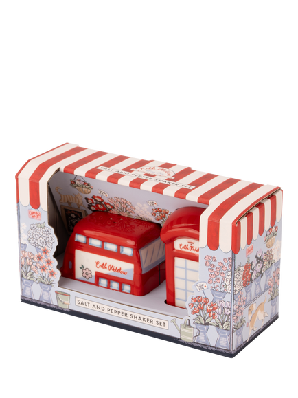 Cath Kidston London Salt & Pepper Shaker Set - view 2, Red Multi Red
