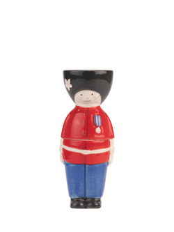 Cath Kidston London Guard Stoneware Stacking Egg Cups Set, Red/Multi, Red Multi Red