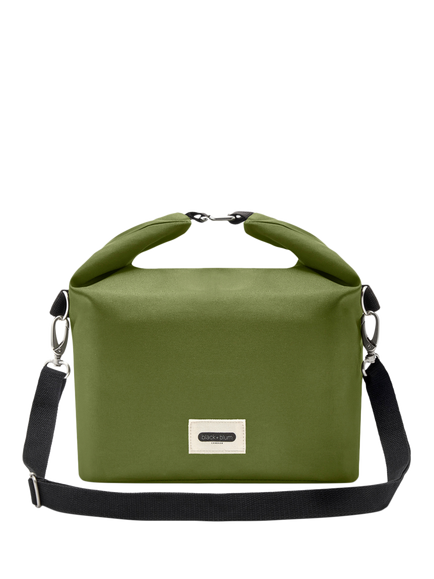 black+blum Large Insulated Cooler Lunch Bag, 10L, Moss Green