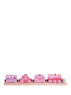 Bigjigs Toys Wooden Princess Train, Multicoloured